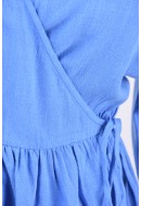 Bluza Dama Selected Slframi Wrap Ultramarine